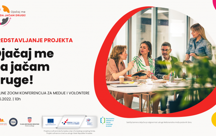 Predstavljanje projekta Ojačaj me da jačam druge